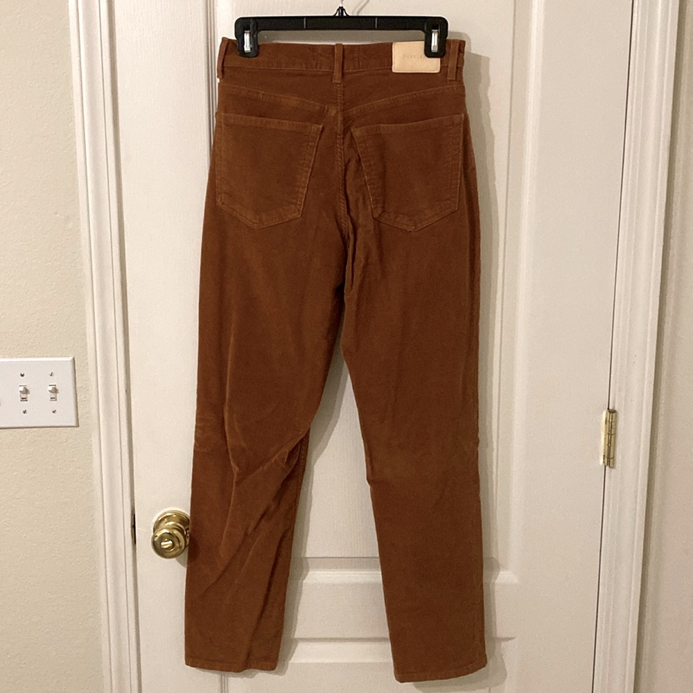 Everlane Cheeky Straight Corduroy Pant, acorn, 27 regular
